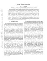 Mixing patterns in networks
