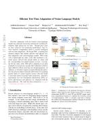 Efficient Test-Time Adaptation of Vision-Language Models