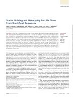 Stacks: Building and Genotyping Loci De Novo From Short-Read Sequences