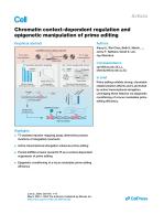 Chromatin context-dependent regulation and epigenetic manipulation of prime editing