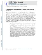 Comprehensive Characterization of Cancer Driver Genes and Mutations