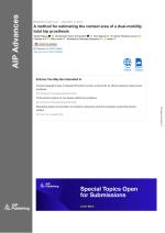A method for estimating the contact area of a dual-mobility total hip prosthesis