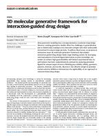 3D molecular generative framework for interaction-guided drug design
