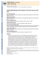 Global epidemiology of HIV infection in men who have sex with men