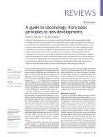 A guide to vaccinology: from basic principles to new developments