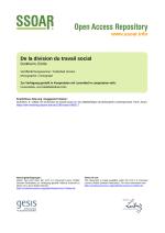 De la division du travail social