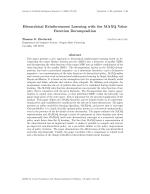 Hierarchical Reinforcement Learning with the MAXQ Value Function Decomposition