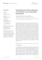 Examining the clinical relevance of metformin as an antioxidant intervention