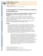Visualizing regulatory T cell control of autoimmune responses in nonobese diabetic mice