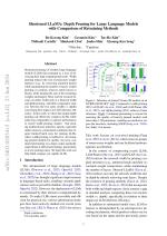 Shortened LLaMA: Depth Pruning for Large Language Models with Comparison of Retraining Methods