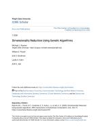 Dimensionality Reduction Using Genetic Algorithms
