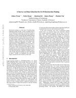 A Survey on Data Selection for LLM Instruction Tuning