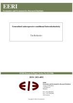 Generalized autoregressive conditional heteroskedasticity