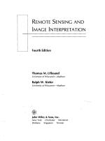 REMOTE SENSING AND IMAGE INTERPRETATION