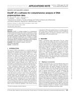 DnaSP v5: a software for comprehensive analysis of DNA polymorphism data