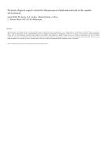 Ecotoxicological aspects related to the presence of pharmaceuticals in the aquatic environment