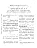 Physical running of couplings in quadratic gravity