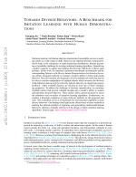 TOWARDS DIVERSE BEHAVIORS: A BENCHMARK FOR IMITATION LEARNING WITH HUMAN DEMONSTRATIONS