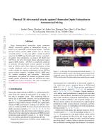 Physical 3D Adversarial Attacks against Monocular Depth Estimation in Autonomous Driving
