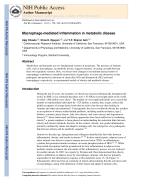 Macrophage-mediated inflammation in metabolic disease
