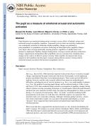The pupil as a measure of emotional arousal and autonomic activation