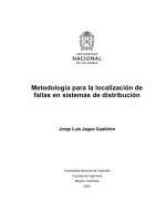 Metodología para la localización de fallas en sistemas de distribución