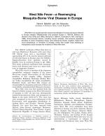 West Nile Fever—a Reemerging Mosquito-Borne Viral Disease in Europe