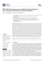 IDP-YOLOV9: Improvement of Object Detection Model in Severe Weather Scenarios from Drone Perspective