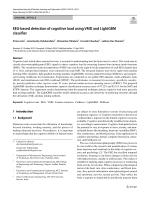 EEG-based detection of cognitive load using VMD and LightGBM classifier