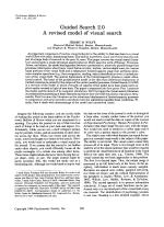 Guided Search 2.0 A revised model of visual search