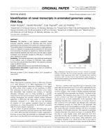 Identification of novel transcripts in annotated genomes using RNA-Seq
