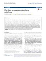 Mordred: a molecular descriptor calculator