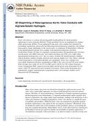 3D Bioprinting of Heterogeneous Aortic Valve Conduits with Alginate/Gelatin Hydrogels