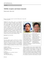 Toll-like receptors and innate immunity