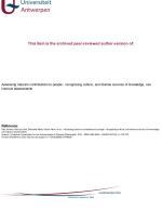 An inclusive approach to assess nature’s contributions to people