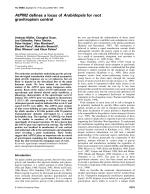 AtPIN2 defines a locus of Arabidopsis for root gravitropism control