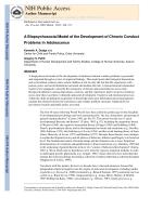 A Biopsychosocial Model of the Development of Chronic Conduct Problems in Adolescence