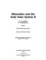 Meteorites and the Early Solar System II