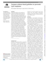 European evidence-based guidelines on pancreatic cystic neoplasms