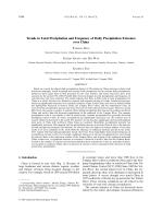 Trends in Total Precipitation and Frequency of Daily Precipitation Extremes over China