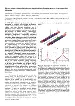Direct observation of Anderson localization of matter-waves in a controlled disorder