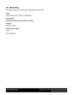 The Contemporary Theory of Metaphor