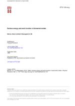 Surface energy and work function of elemental metals