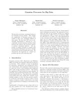Gaussian Processes for Big Data