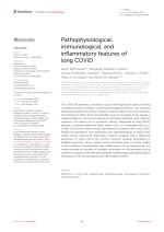 Pathophysiological, immunological, and inflammatory features of long COVID