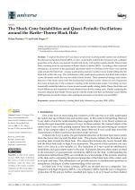 The Shock Cone Instabilities and Quasi-Periodic Oscillations around the Hartle-Thorne Black Hole