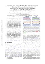 Improving Large Language Models via Fine-grained Reinforcement Learning with Minimum Editing Constraint
