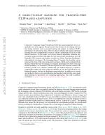 A HARD-TO-BEAT BASELINE FOR TRAINING-FREE CLIP-BASED ADAPTATION