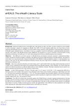 eHEALS: The eHealth Literacy Scale