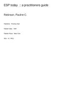 ESP today :: a practitioners guide